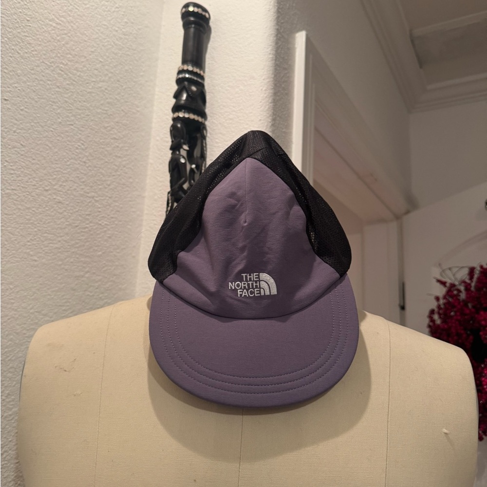 The North Face Lavender and Black Cap